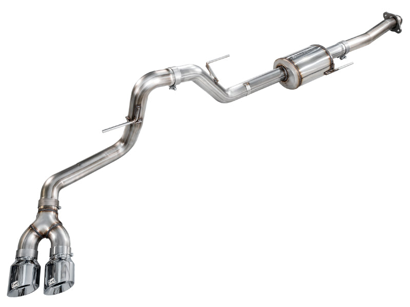 AWE Tuning 3015-32145 Ford F-150 14th Gen Regular Cab Cat-Back Exhaust with 4.5-Inch Dual Chrome Tips