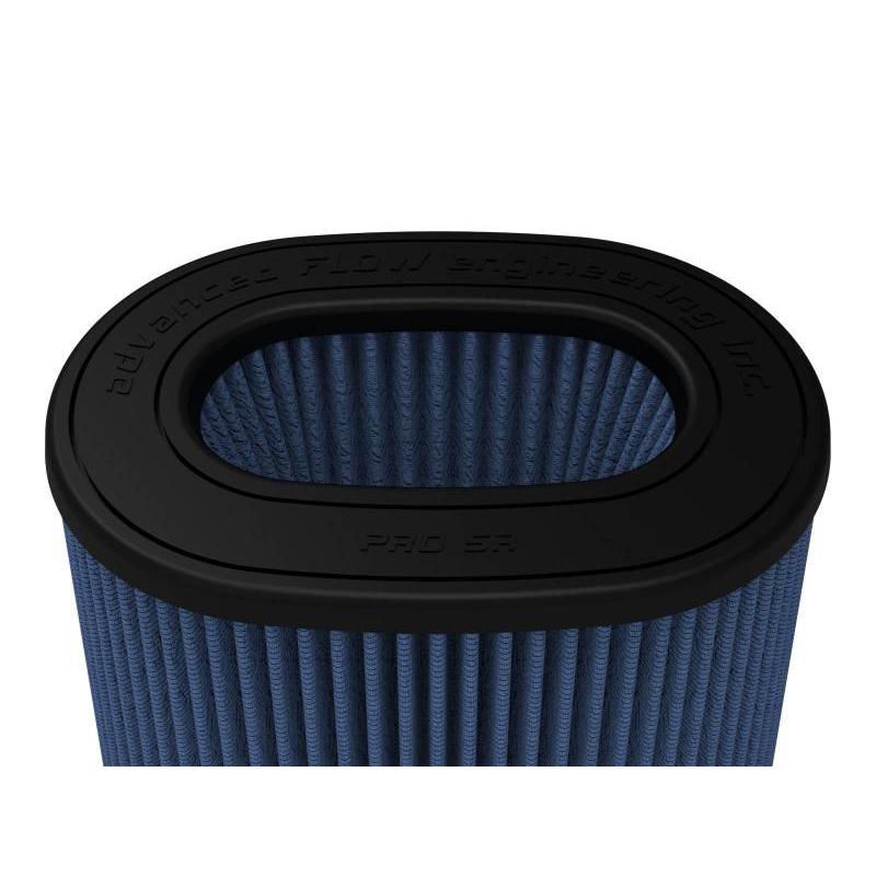 aFe MagnumFLOW Pro 5R Air Filter (6-3/4 x 4-3/4)in F x (8-1/2 x 6-1/2)in B x (7-1/4 x 5)in T-SR1 Performance