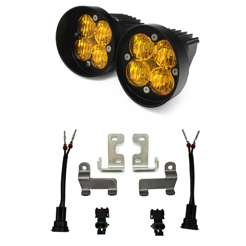 Baja Designs 2012+ Rav4 Fog Pocket Kit Squadron Sport Amber Wide Cornering-SR1 Performance