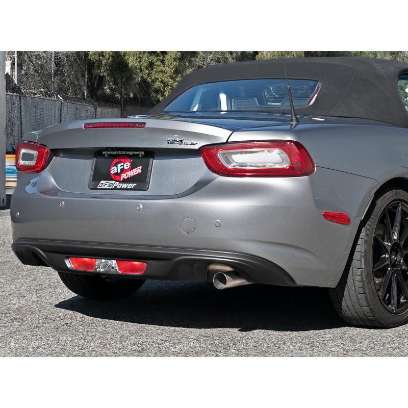 AFE FIAT 124 Spider I4-1.4L (t) Mach Force-Xp 2-1/2 In 304 Stainless Steel Axle-Back Exhaust-SR1 Performance
