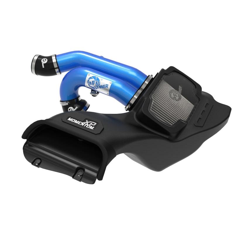 aFe 21-22 Ford F-150 Raptor V6-3.5L(tt) Momentum XP Cold Air Intake System Blue w/ Pro Dry S Filter-SR1 Performance