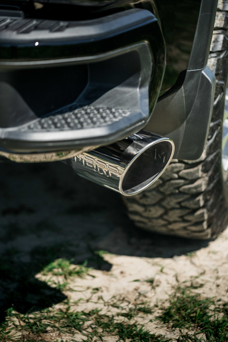 MBRP 20-23 Chevrolet Silverado 2500HD 6.6L Armor Plus T409 SS Single Side Exit 5in DPF Back Exhaust-SR1 Performance