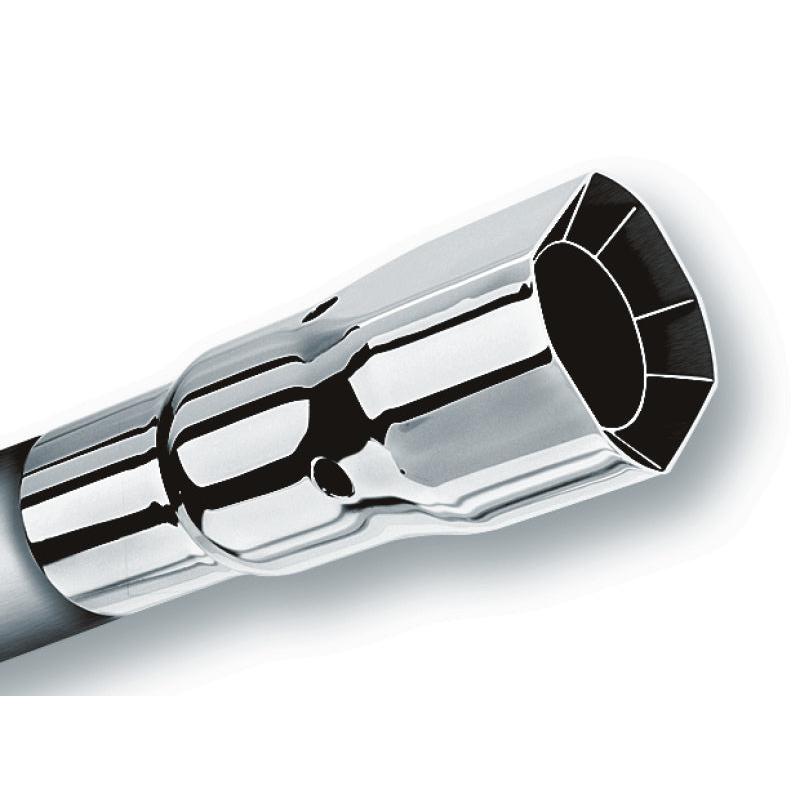 Borla Universal Polished Tip Single Square Intercooled (inlet 2 1/4in. Outlet 2 1/2 x 2 3/4in) *NO R-SR1 Performance