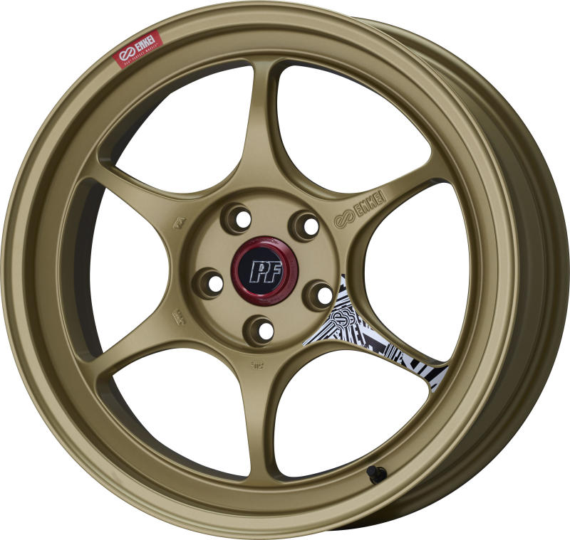 Enkei PF06 18x10.5 5x114.3 45mm Offset 75mm Bore Gold-SR1 Performance
