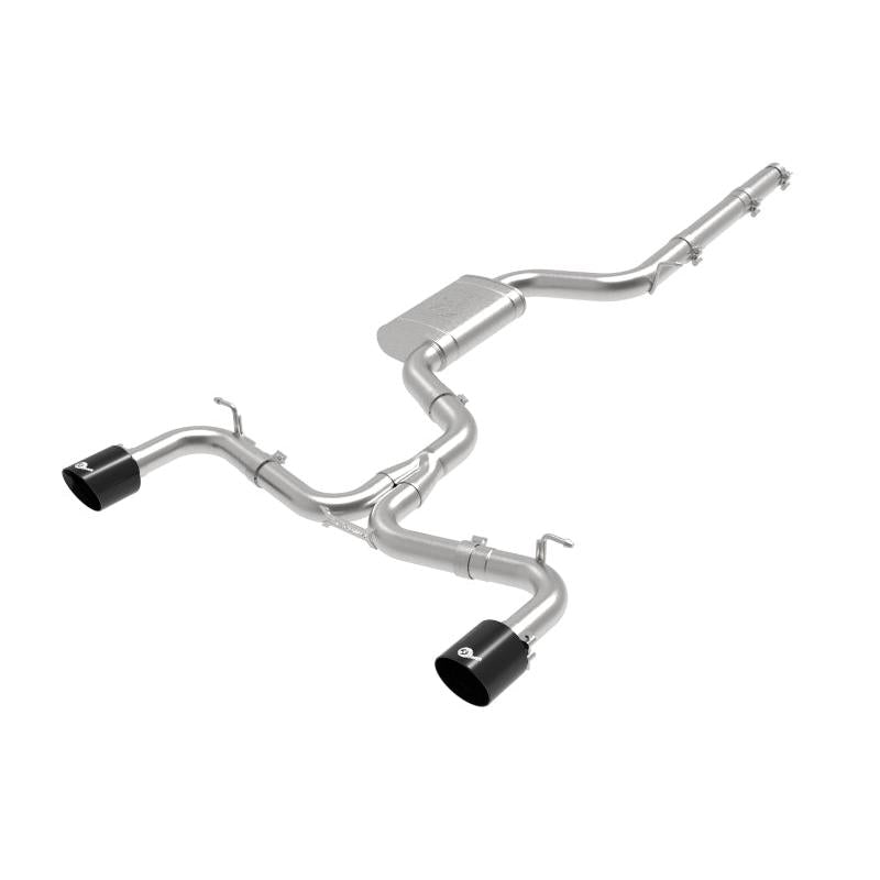 aFe MACHForce XP 3in-2.5in SS Exhaust Cat-Back 18-19 Volkswagen GTI (MK7.5) L4-2.0L (t) - Black-SR1 Performance