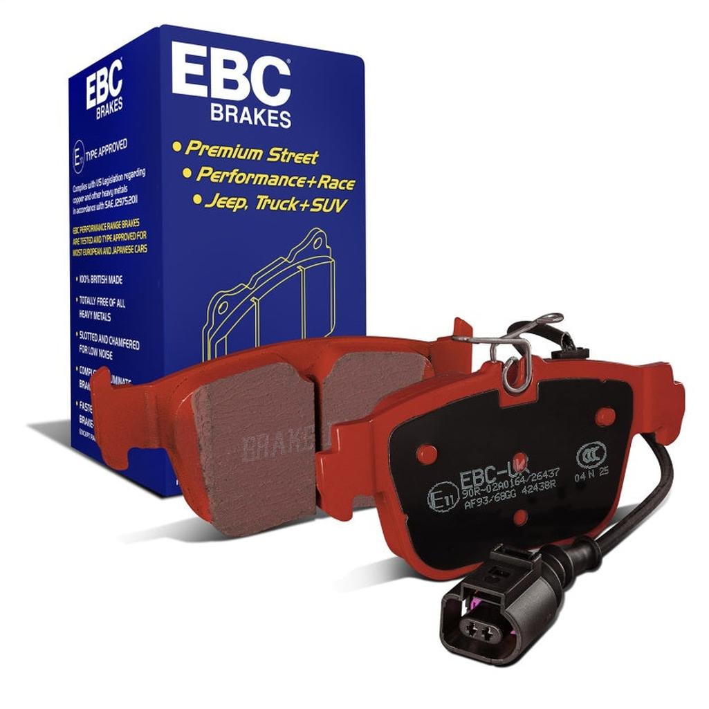 EBC Redstuff Ceramic Low Dust Rear Brake Pads for 2022-2023 Volkswagen Golf R, GTI & Audi S3 – Part Number DP32438C