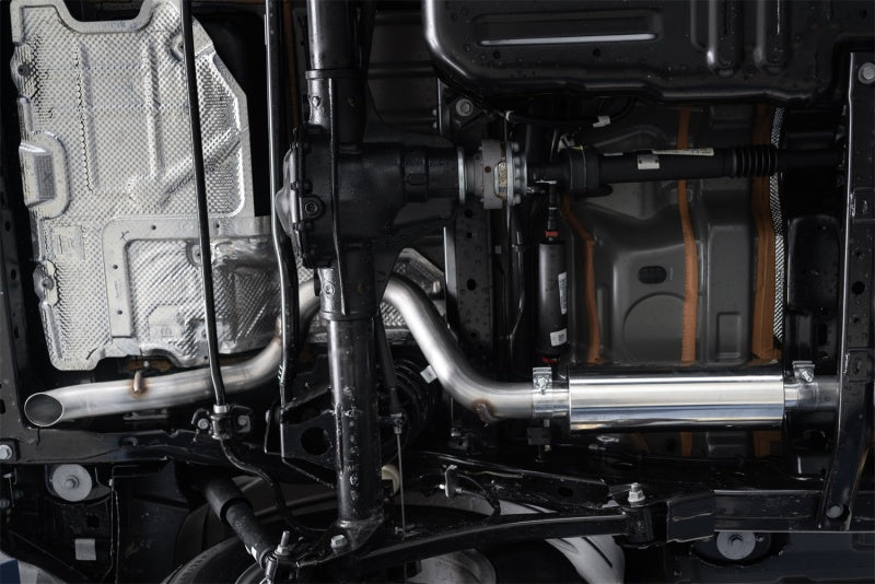 MBRP 18-20 Jeep Wrangler JL 2.5in Single Rear Exit Cat Back Exhaust - Aluminum-SR1 Performance