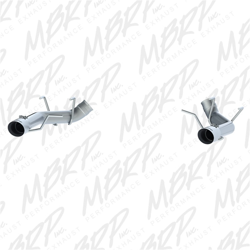 MBRP 2011-2014 Ford Mustang GT 3in Dual Axle Back Muffler Delete - T304-SR1 Performance