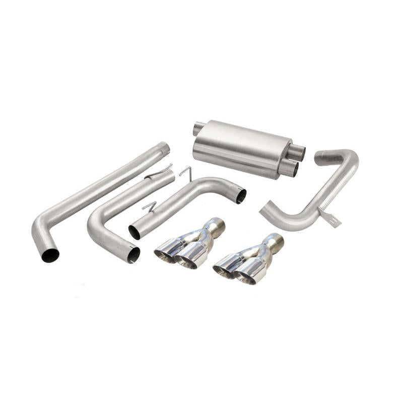 Corsa 1998-2002 Chevrolet Camaro Convertible Z28 5.7L V8 LS1 Polished Sport Cat-Back Exhaust-SR1 Performance