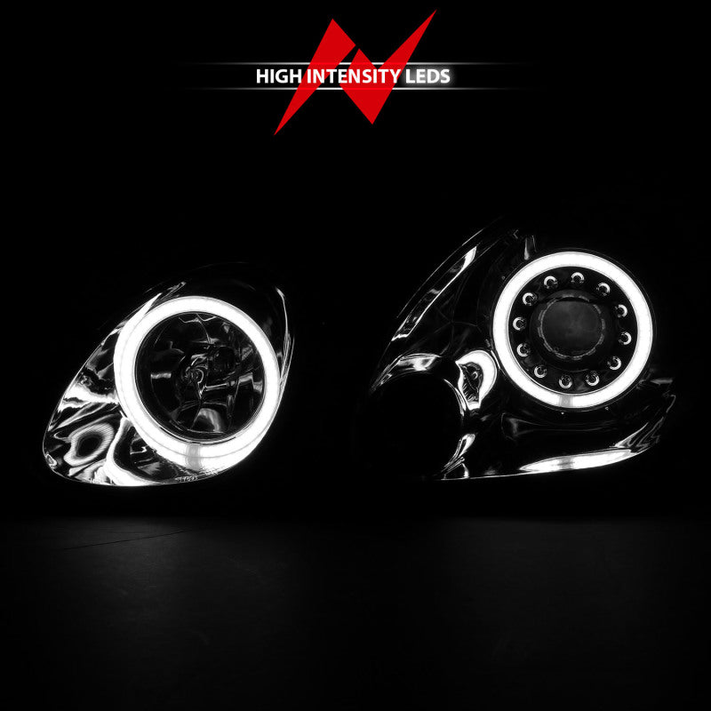 ANZO 1998-2005 Lexus Gs300 Projector Headlights w/ Halo Chrome-SR1 Performance
