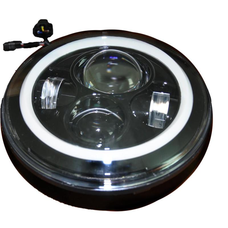DV8 Offroad 07-18 Jeep Wrangler JK LED Projector Headlights – Bright White Light Upgrade