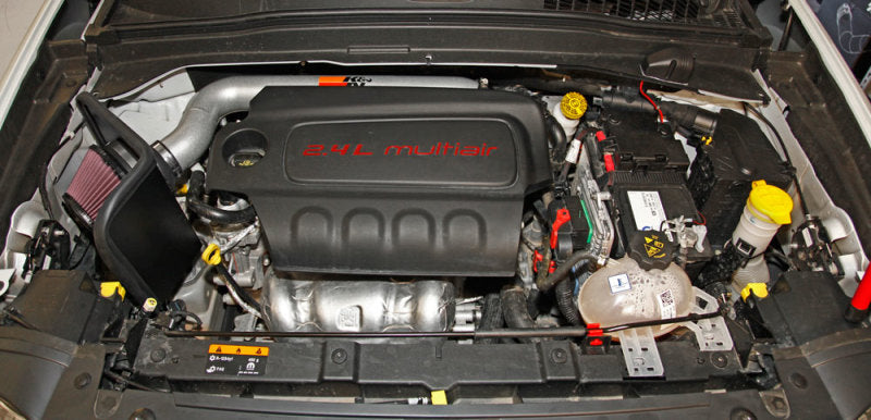 K&N 2015 Jeep Renegade L4-2.4L High Flow Performance Air Intake Kit-SR1 Performance