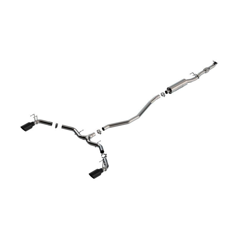 Borla 2023 Integra/22-23 Civic Si 1.5L 4 CYL. MT FWD 4DR 2.50in S-Type Catback Exhaust Black Chrome-SR1 Performance