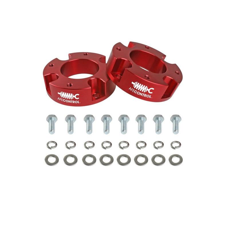 aFe CONTROL 1.875 IN Leveling Kit 22-23 Toyota Tundra - Red-SR1 Performance