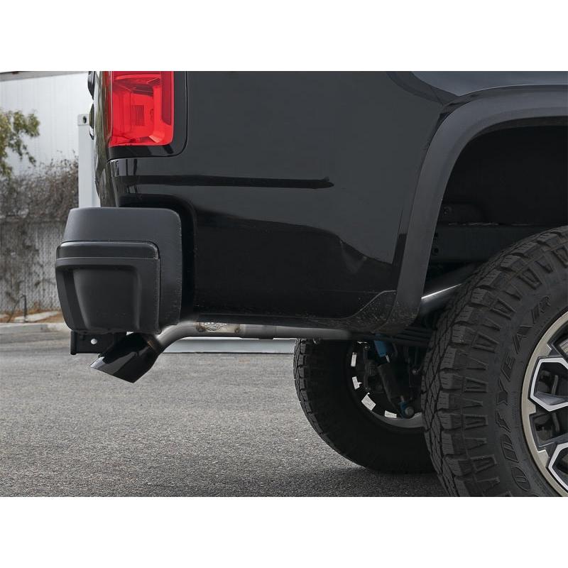 aFe MACH Force-Xp Hi-Tuck 3in. 409 SS C/B Exhaust 15-18 GM Colorado/Canyon L4-2.5L/V6-3.6L - Blk Tip-SR1 Performance