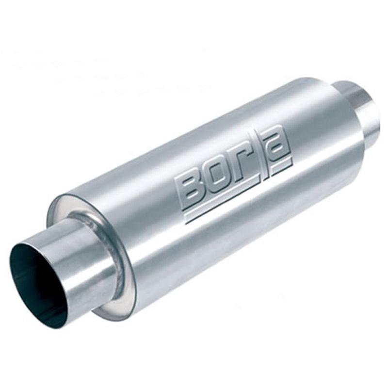 Borla XR-1 Multi-Core 3in Ctr-Ctr Round 16in x 6.25in Rotary Engine Equipped Racing Muffler-SR1 Performance