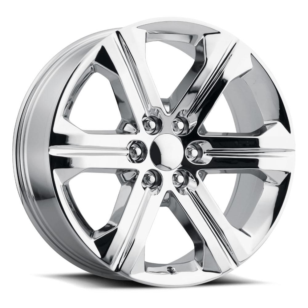 24X10 6x5.5 +30 HB 78.1 '18 SIERRA CHROME WITH CAP-SR1 Performance