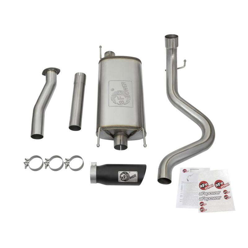aFe MACHForce XP Cat-Back SS w/Black Tips 16 Toyota Tacoma V6-3.5L-SR1 Performance