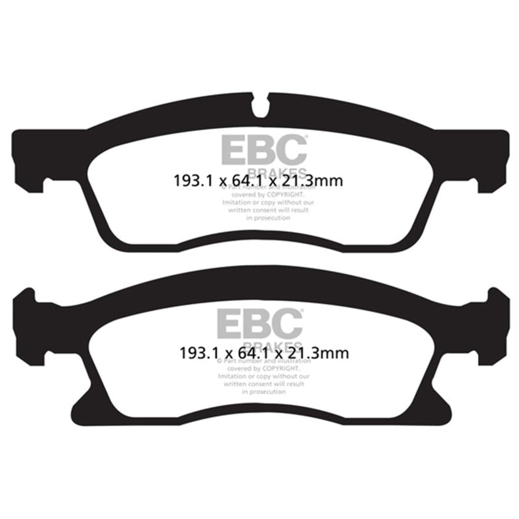 EBC Brakes ED92136 Extra Duty Front Brake Pads for Dodge Durango and More