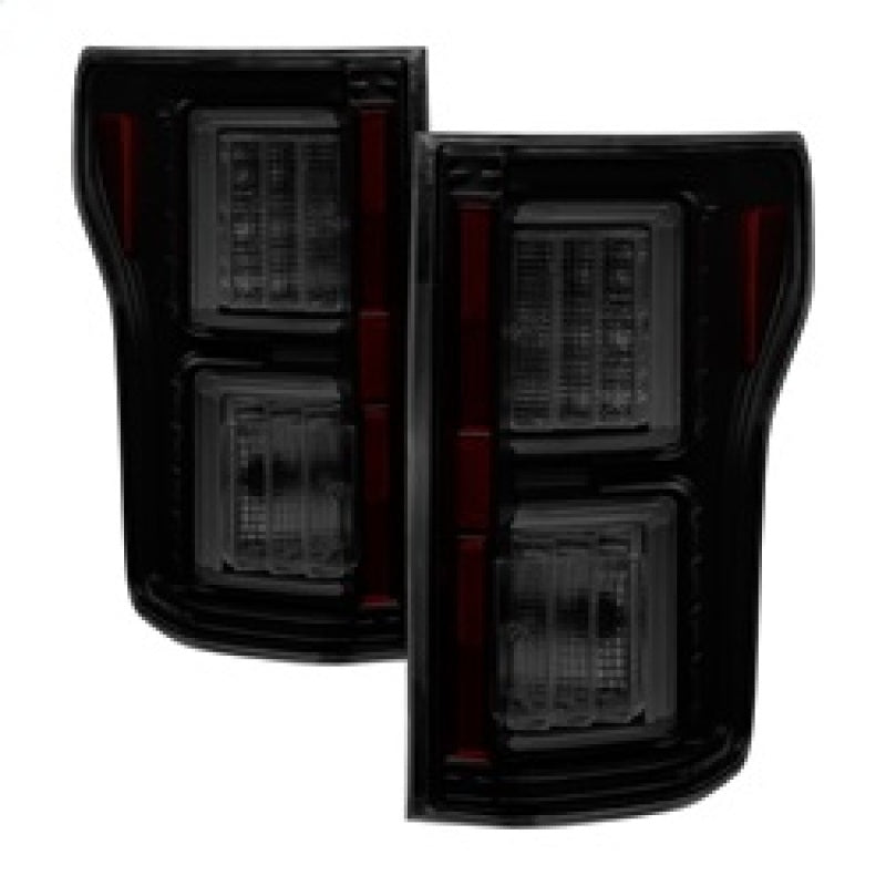 Spyder Ford F150 2015-2017 Light Bar LED Tail Lights - Black Smoke ALT-YD-FF15015-LBLED-BSM-SR1 Performance