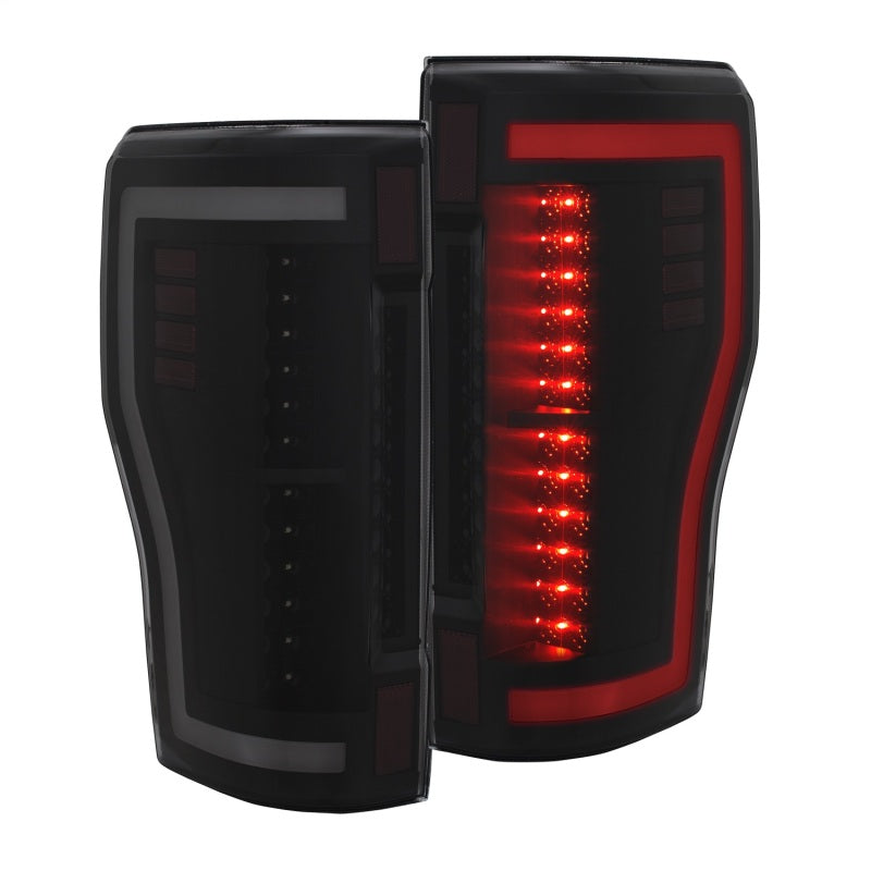 ANZO 2017+ Ford F-250 LED Taillights - Black/Smoke-SR1 Performance