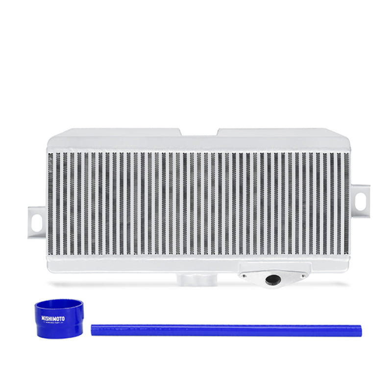Mishimoto Subaru 08-15 WRX STi Top-Mount Intercooler Kit - Powder Coated Silver & Blue Hoses-SR1 Performance