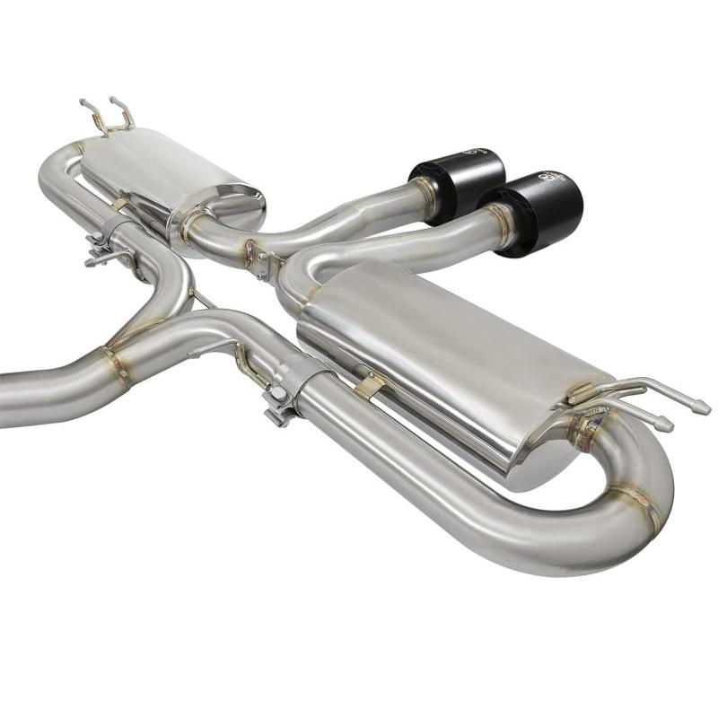 aFe Takeda 3in 304 SS Cat-Back Exhaust System w/ Black Tips 2017+ Honda Civic Si (4dr) I4 1.5L (t)-SR1 Performance
