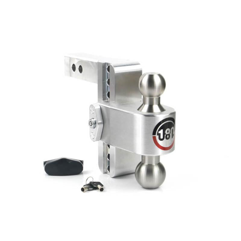 Weigh Safe LTB6-2 Aluminum 6-inch Drop Hitch with 2-inch Shank for 10K/12.5K GTWR