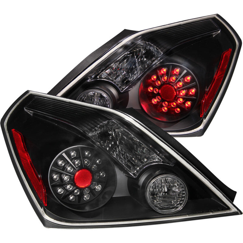 ANZO 2008-2013 Nissan Altima (2 Door ONLY) LED Taillights Black-SR1 Performance