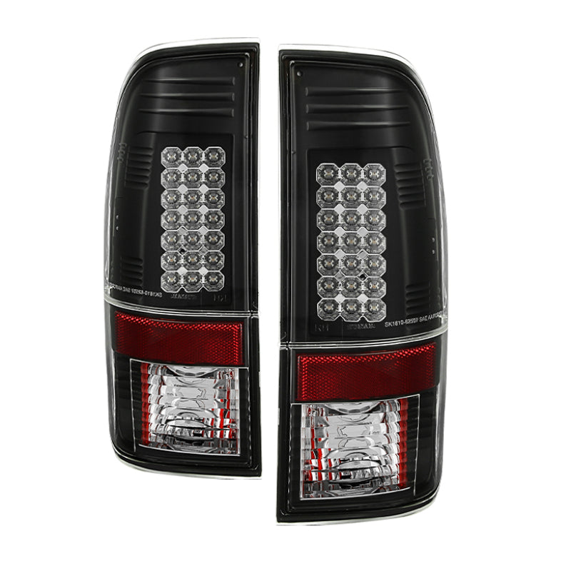Spyder Ford Super Duty 08-15 LED Tail Lights Black ALT-YD-FS07-LED-BK-SR1 Performance