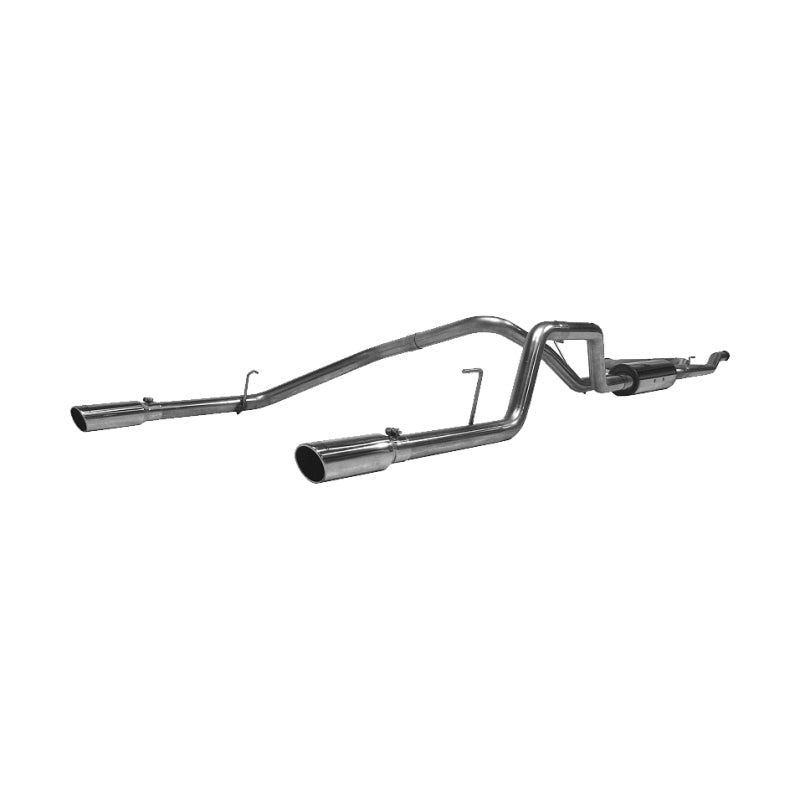 MBRP 2004-2009 Nissan Titan 5.6L EC/CC Cat Back Dual Split Rear-SR1 Performance