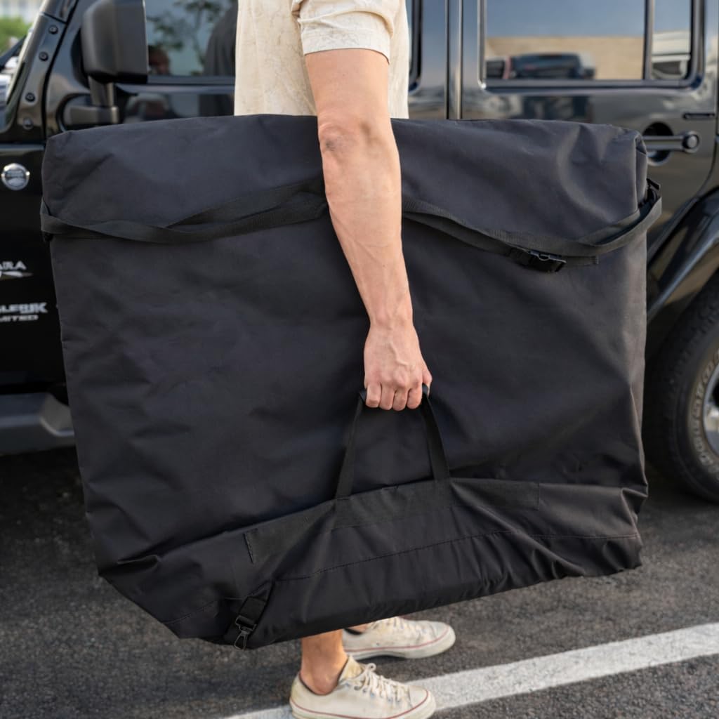 Jeep Freedom Top Hardtop Panel Storage Bag for 2007-2025 Wrangler JK JKU JL JLU and Gladiator JT - Padded Protective Carry Case 2-Door and 4-Door Sport, Sahara, Rubicon, Unlimited models
