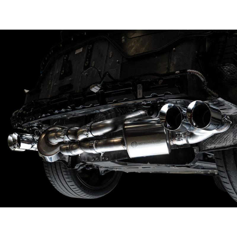 AWE Tuning 2020 Chevrolet Corvette (C8) Touring Edition Exhaust - Quad Chrome Silver Tips-SR1 Performance