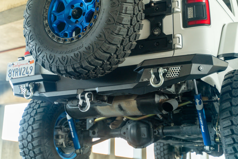 DV8 Offroad 2018 Jeep Wrangler JL MTO Series Rear Bumper with Optional Tire Carrier - Heavy-Duty Off-Road Protection
