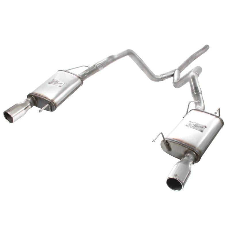 aFe MACHForce XP 05-09 Ford Mustang V6 4.0L 2-1/2in. 409 SS Cat-Back Exhaust-SR1 Performance