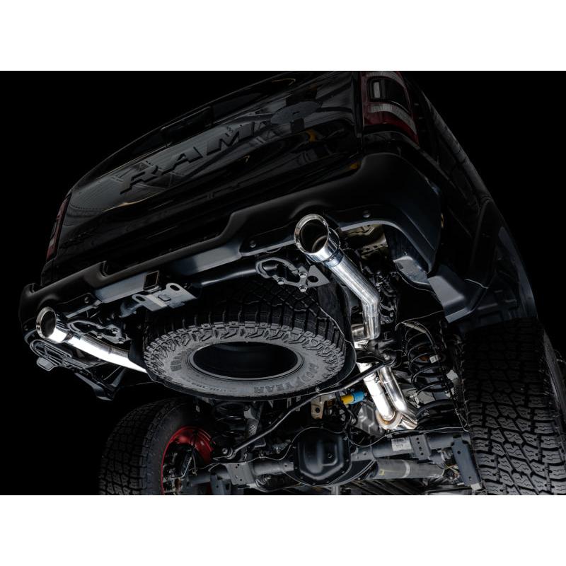 AWE Tuning 2021 RAM 1500 TRX 0FG Cat-Back Exhaust - Chrome Silver Tips-SR1 Performance