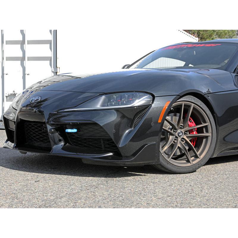 aFe Control Front Tow Hook Blue 20-21 Toyota GR Supra (A90)-SR1 Performance