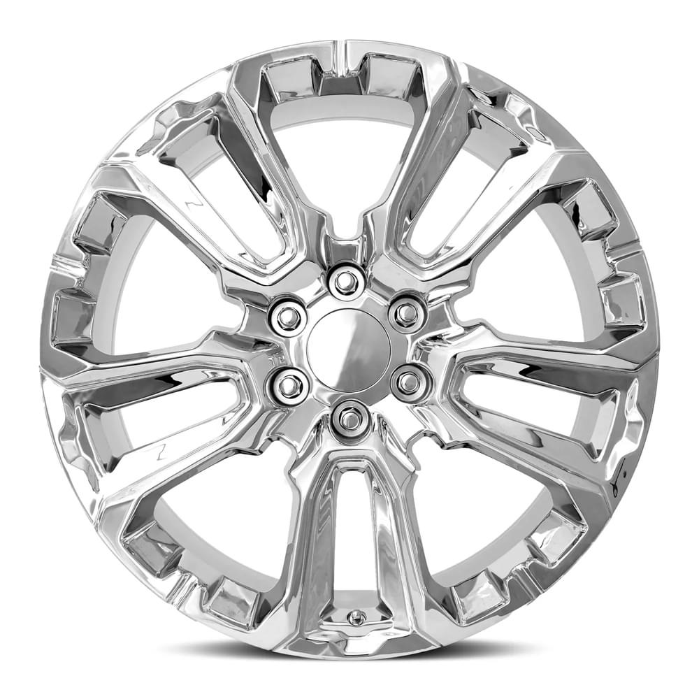 FR 201 – GM 5 SPOKE REPLICA WHEEL-Chrome 22x9 6x5.5 + 28 HB 78.1