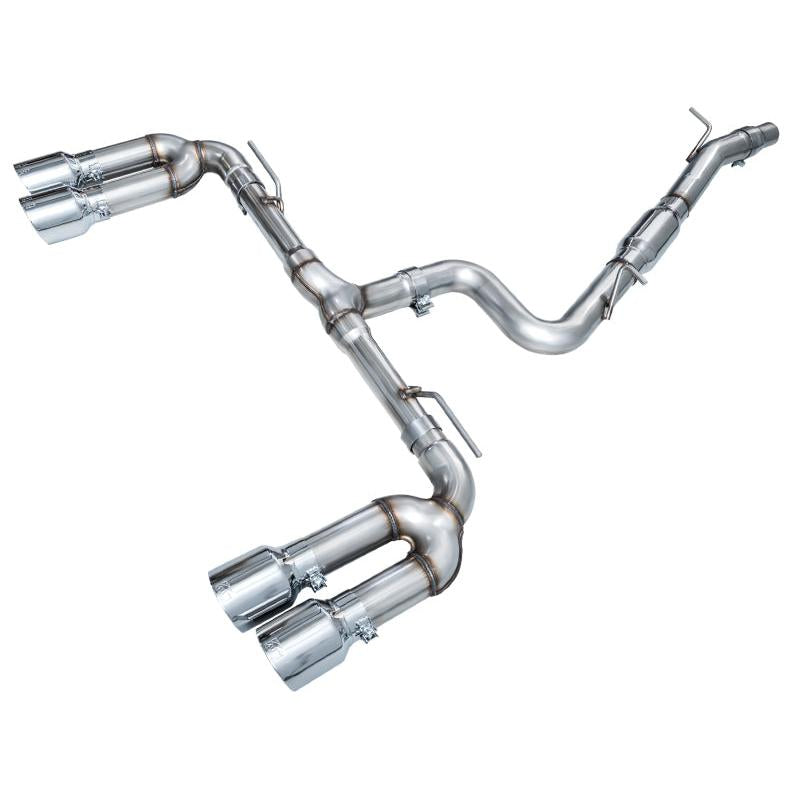 AWE 22-24 Audi 8Y S3 Track Edition Exhaust - Chrome Silver Tips-SR1 Performance
