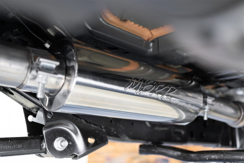 MBRP 18-20 Jeep Wrangler JL 2.5in Single Rear Exit Cat Back Exhaust - Aluminum-SR1 Performance