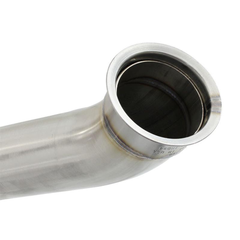 aFe MACHForce XP SS-304 Black Tip 2.5in Dia Cat Back Exhaust 12-14 BMW 335i (F30) 3.0L (t)-SR1 Performance