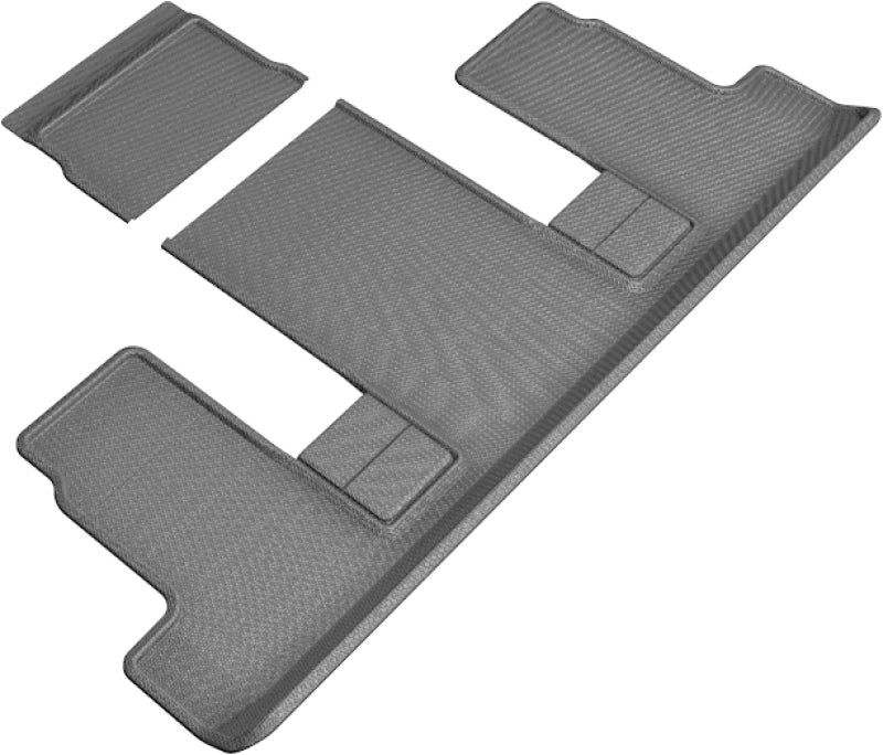 3D MAXpider 2018-2020 Chevrolet/Buick Traverse/Enclave Kagu 3rd Row Floormats - Gray-SR1 Performance