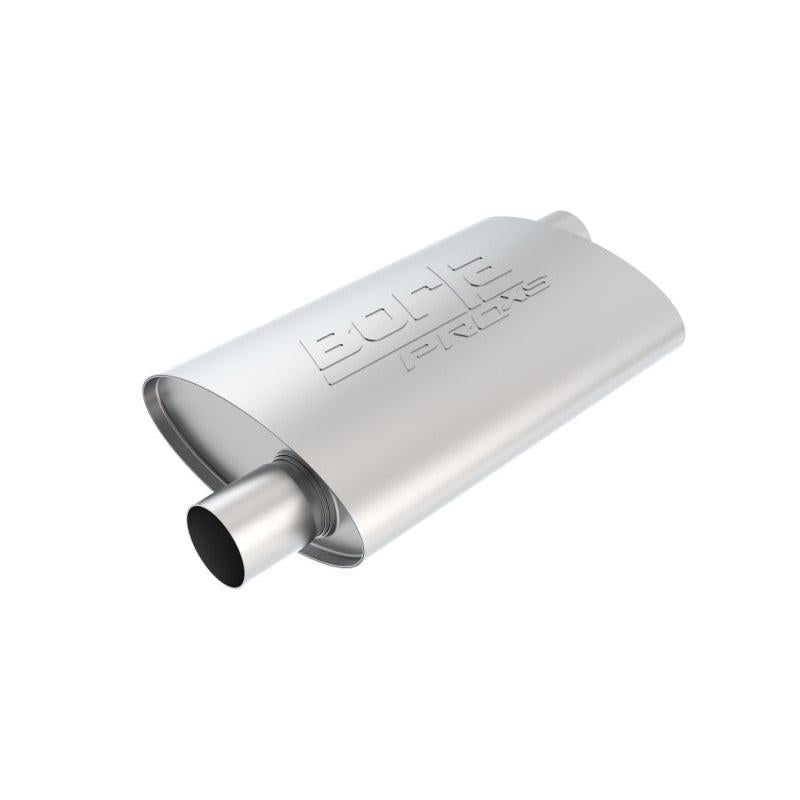 Borla Pro-XS 2.25in Tubing 14in x 4in x 9.5in Oval Offset/Offset Muffler-SR1 Performance