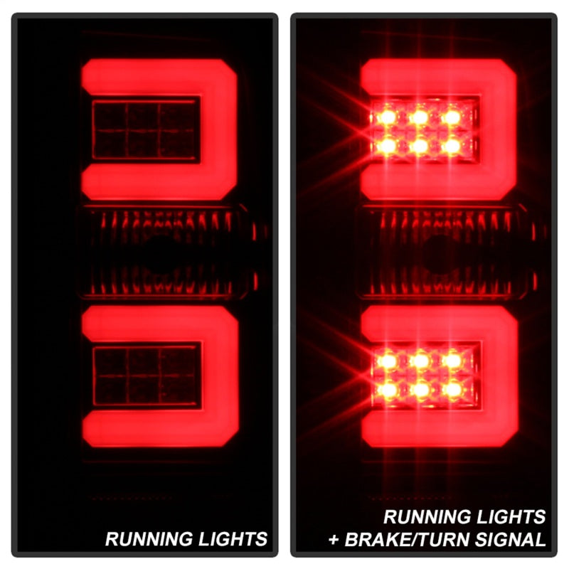 Spyder Chevy Silverado 2016-2017 Light Bar LED Tail Lights - Black ALT-YD-CS16-LED-BK-SR1 Performance