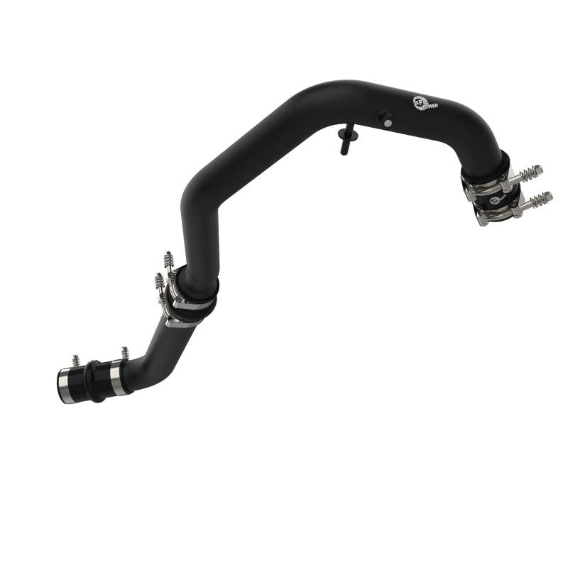 aFe Bladerunner Intercooler Hot Charge Pipe Black 2-2.5in 2021+ Ford F-150 V6-2.7L (tt)-SR1 Performance