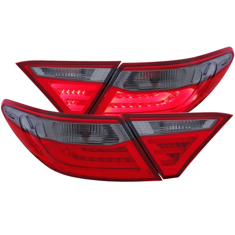 ANZO 2015-2016 Toyota Camry LED Taillights Smoke-SR1 Performance