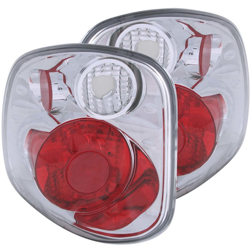 ANZO 1997-2000 Ford F-150 Taillights Chrome-SR1 Performance
