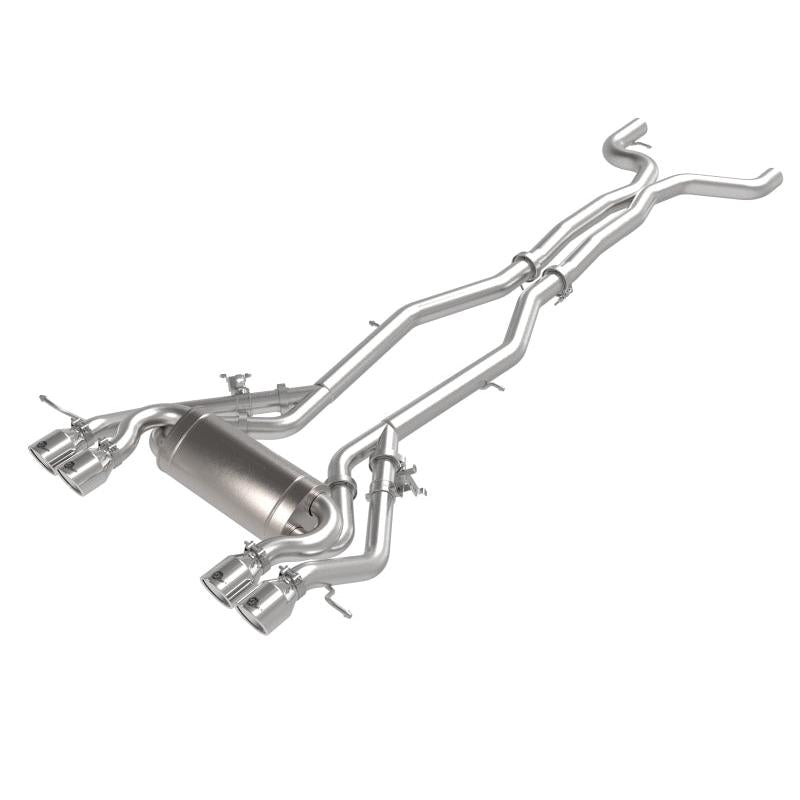 aFe MACHForce XP Exhausts Cat-Back SS 21 BMW M2 Competition L6-3.0L w/Polished Tips-SR1 Performance