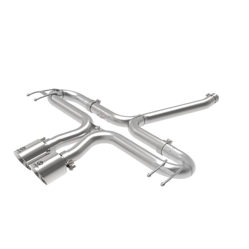aFe Takeda 2-1/2in 304 SS Axle-Back Exhaust w/Polished Tips 17-20 Honda Civic Sport L4-1.5L (t)-SR1 Performance