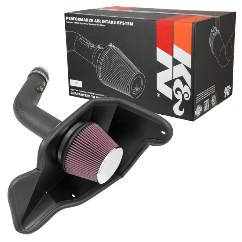 K&N 15-17 Ford Mustang 3.7L V6 F/I Performance Intake Kit-SR1 Performance